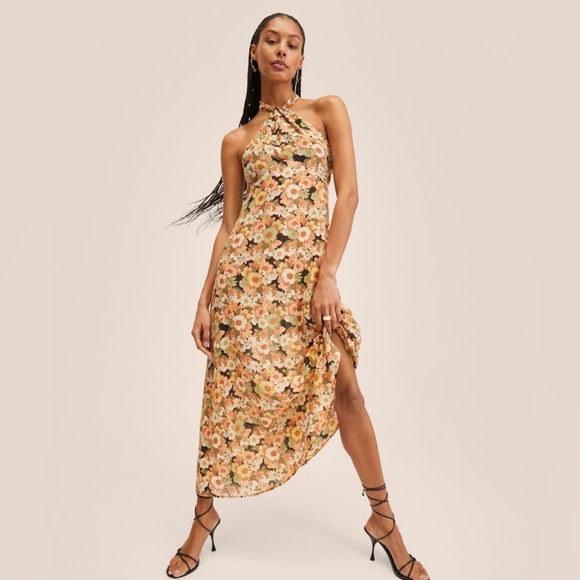 MANGO Floral dress - Picture 4 of 4